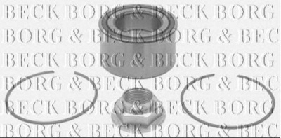 BORG & BECK bwk1249 -  Комплект подшипника ступицы колеса